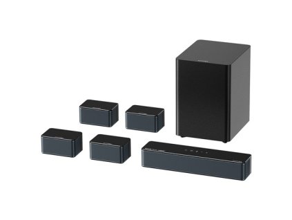 Ultimea Poseidon D80 Boom 7.1 Soundbar Subwoofer Speaker Kit, Dolby Atmos, 500W Peak Power, APP Control, 10 Bands Equalizer Settings, 121 Preset EQ Matrices, Bluetooth 5.3