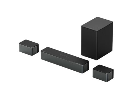 Ultimea Poseidon M4T 5.1 Soundbar Subwoofer Speaker Kit, Dolby Atmos, 450W Peak Power, Adjustable Surround Level