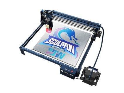 SCULPFUN S30 Pro 10W Laser Engraver Cutter, Automatic Air-assist, 0.06*0.08mm Laser Focus, 32-bit Motherboard, Replaceable Lens, Engraving Size 410*400mm, Expandable to 935*905mm