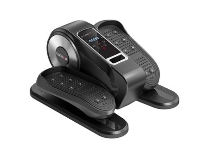 BOBORE KF5 Under Desk Elliptical Machine, Ellipse Leg Exerciser for Seniors, Quiet & Portable Electric Seated Eclipse Exercise Training Machine with Remote, 12 Speeds & Mute Function, Manual & Auto Mode - Black