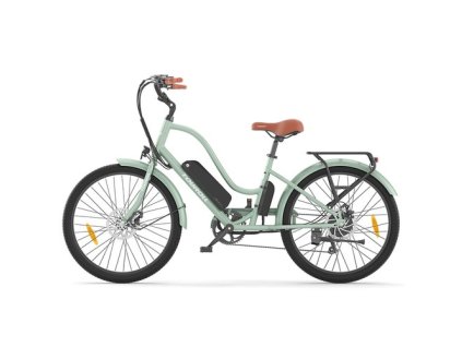 Touroll B2 Electric Bike, 250W Motor, 36V 15.6Ah Battery, 26*2.25 inch Tires, 25km/h Max Speed, 100km Range, Disc Brake & E-Brake, Shimano 7-speed, LED Display