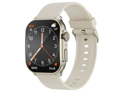 IMIKI Frame 2 Smartwatch, 2.01 inch AMOLED Display, Bluetooth Calling, 100+ Sports Modes, 24/7 Health Monitoring, Sleep Monitoring - Grey Watchband