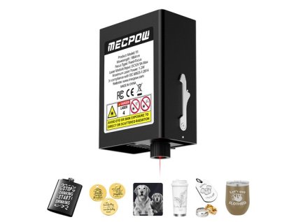 Mecpow R1 1064nm 1.2W Infrared Laser Module for M1 / X3 Series Laser Engraver