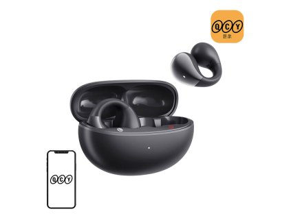 165677 sluchadla qcy crossky clip t33 cierne