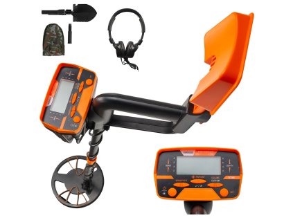 Detektor kovov vodotesný, lcd displej, vysoká presnosť, slúchadlá