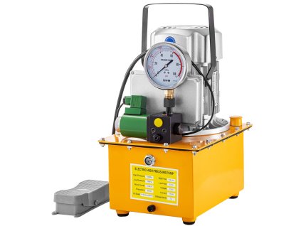 Elektrická hydraulická pumpa 750W, 70 MPa, 220V, 7L, jednočinná
