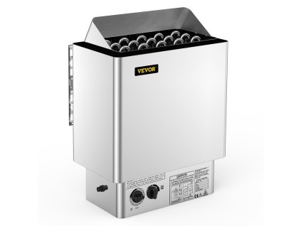 Elektrický ohrievač do sauny 9 kW 380V-415V mokrý/suchý nerez