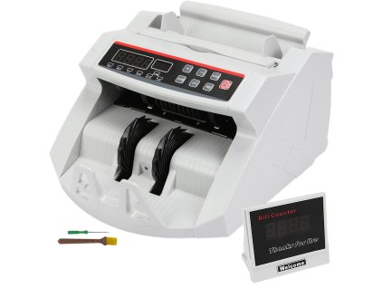 Počítadlo bankoviek s led displejom, uv/mg detektor, 1000 b/min