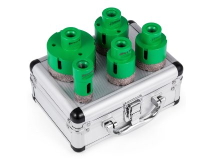 Sada diamantových korunkových vrtákov 5 ks m14, 25/40/45/50/68 mm