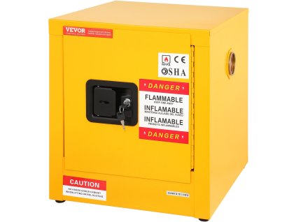 Skriňa na chemikálie 11 galónov 16.9"×16.9"×18.1" manuálne pánty