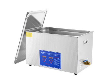 Ultrazvuková čistička 30 l 40 kHz nerez digitálny časovač a ohrievač