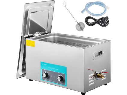 Ultrazvuková čistička 30 l s ohrievačom a časovačom, gombík na šperky