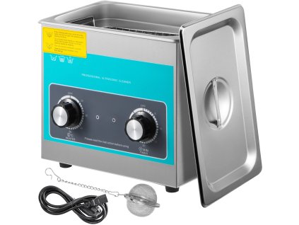 Ultrazvuková čistička 3L 40kHz, ovládanie gombíkom, časovač, nerez 304