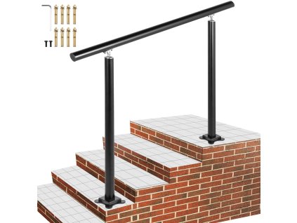 Zábradlie vonkajšie na schody 4 ft (34 in), hliníkové, nastav 0–60°