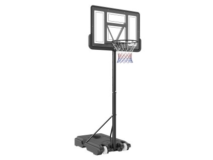 Basketbalový kôš so stojanom, výška 4-10 ft, 44 inch, kolieska