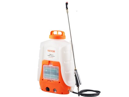 Batériový chrbtový postrekovač 15,1 l nádrž 0–90 PSI nastaviteľný tlak