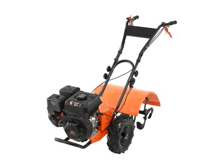 Benzínový kultivátor 212CC 4-taktný, 4 oceľové nastaviteľné zadné zuby