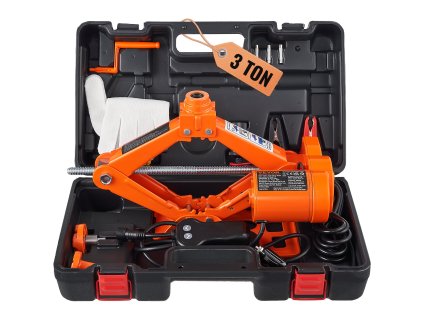 Elektrický nožnicový podlahový zdvihák na auto nosnosť 3 ton