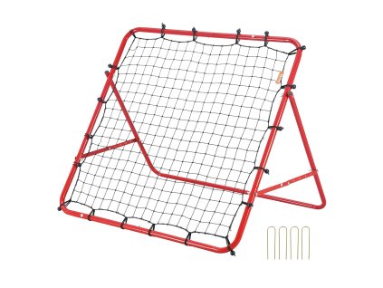 Futbalová odrazová sieť 99.1×99.1 cm prenosná, jednoduché zostavenie