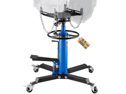Hydraulický zdvihák prevodovky 0.5 ton/1100 lbs 2-stupňový 360° kolesá