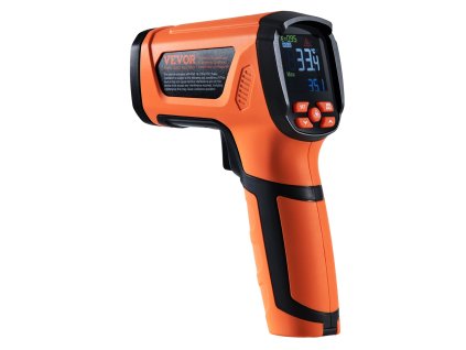 Infračervený teplomer -40~2732°F, dvojitý laser nastaviteľná emisivita