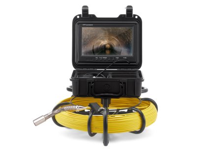 Inšpekčná kamera na potrubie 22,9 cm displej 720p kábel 70,1 m