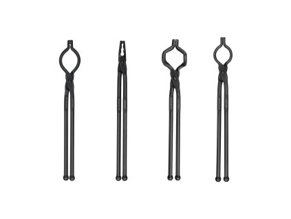 Kliešte kováčske 45.7 cm, 4 ks, uhlíková oceľ, a3 nity, 4 typy