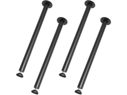 Nastaviteľné stolové nohy 762 mm, oceľové, 4 ks, nosnosť 544.3 kg