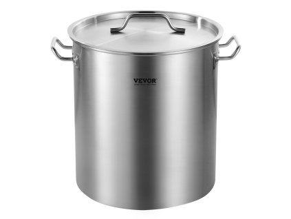 Nerezový veľký hrniec 42 quart s košom, pokrievkou a rukoväťou