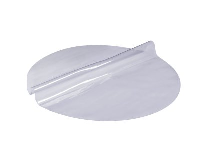 Ochranný kryt na okrúhly stôl 1230 mm, pvc 1,5 mm, priehľadný