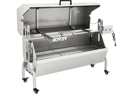 Otočný ražeň na jahňatá a prasatá 132lbs nerez 40W nastaviteľný