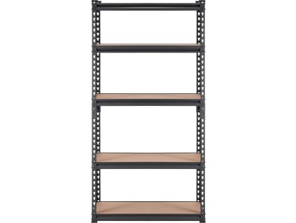 Policový regál 5 políc, nastaviteľný, nosnosť 2000 lbs, 30"×12"×60"