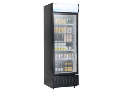 Predajný chladič 12.2 Cu.Ft / 345L, sklenené dvere, 5 políc, led