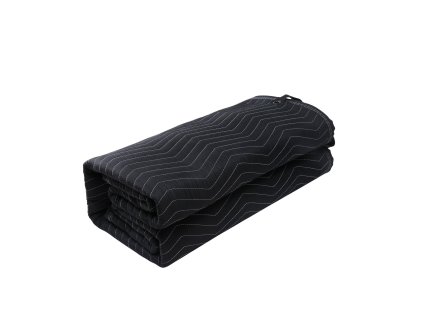 Protihluková prikrývka 243.8×203.2 cm s očkami, čierna, zatemňujúca