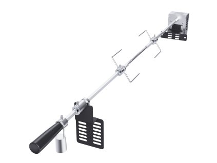 Sada rotačného špízu na gril 81.3 cm/99.1 cm s elektrickým motorom