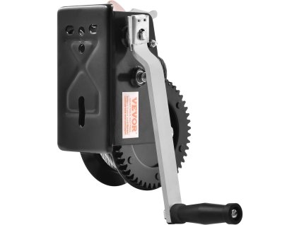 Ručný navijak 1587.6 kg 1005.8 cm oceľové lano dvojcestná západka