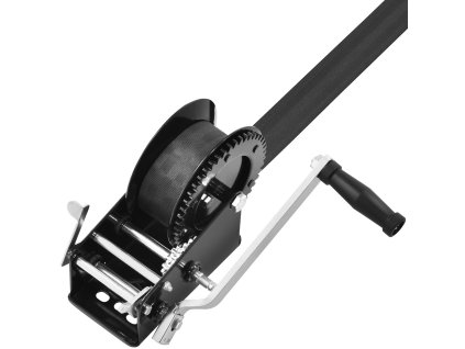 Ručný navijak 1587.6 kg, 1005.8 cm popruh, obojsmerná západka