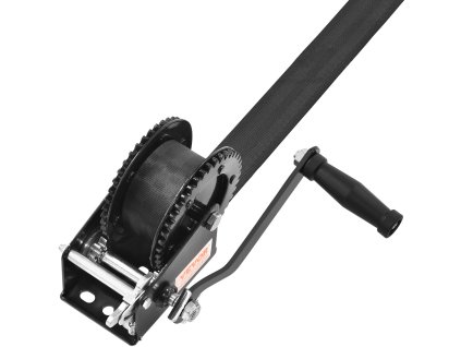 Ručný navijak 2000 lbs, 23 ft polyester pás, dvojcestný zámok