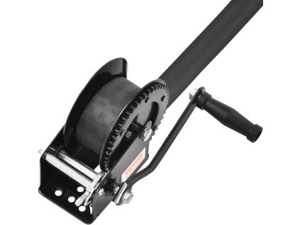 Ručný naviják, 725.7 kg, polyester popruh 1005.8 cm, dvojitá západka