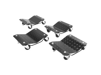 Sada 4 koliesových pojazdov na presun vozidla s nosnosťou 2721.6 kg