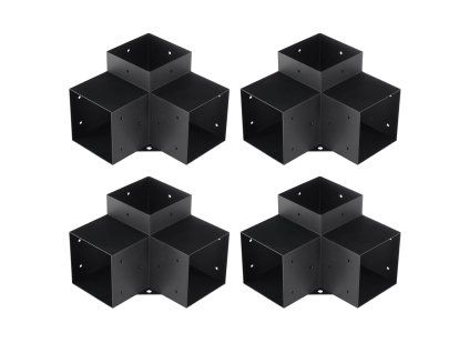 Sada rohových držiakov pre pergolu 6''×6'' vnút. 5.6×5.6 4 ks 3-cestné