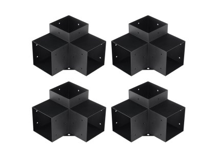 Sada rohových držiakov pre pergolu 6''×6'' vnút. 5.6×5.6 4 ks 3-cestné