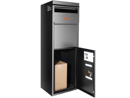 Schránka na balíky 35.3×29.5×106.7 cm pozinkovaná kódový zámok IPX3