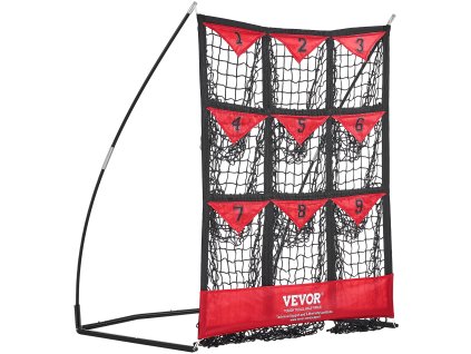 Sieť na baseball 9 dier 36×30" prenosná taška a kolíky pre dospelých