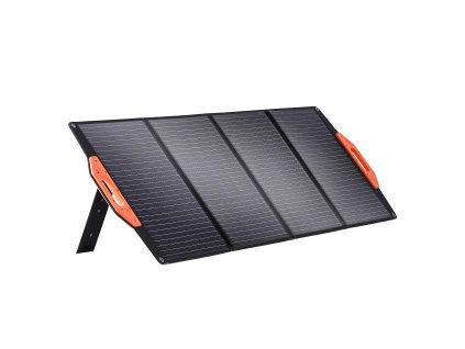 Skladací monokryštálový solárny panel 120W, USB-C, DC 18V, IP67