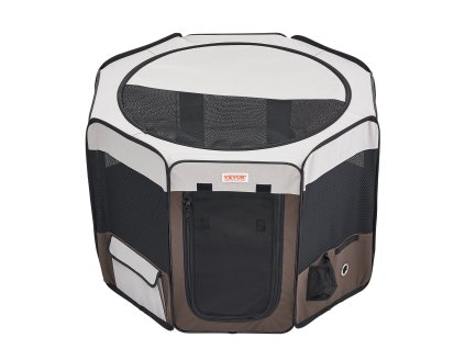 Skladacia ohrádka pre zvieratá 36 inch, 600D, osemuholníková, so zipsom