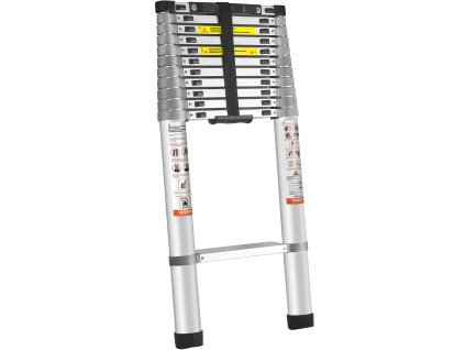 Teleskopický hliníkový rebrík 457.2 cm viacúčelový so stupňami