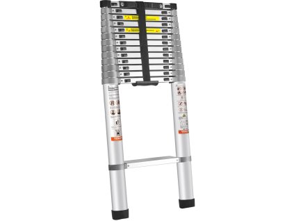 Teleskopický hliníkový rebrík vysúvací 563.9 cm viacúčelový prenosný