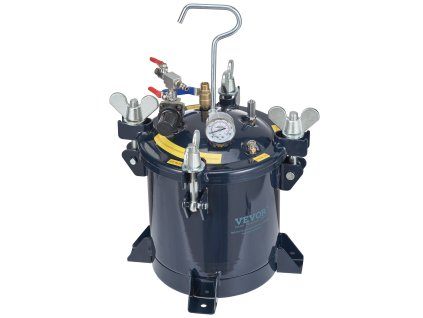 Tlakový zásobník na farbu 10 l/2.5 gal, 70 psi, kovový rám, tesnenie