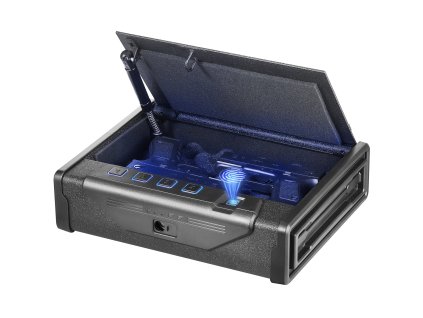 Trezor na 2 pištole s biometrickým zámkom a 3 spôsobmi prístupu